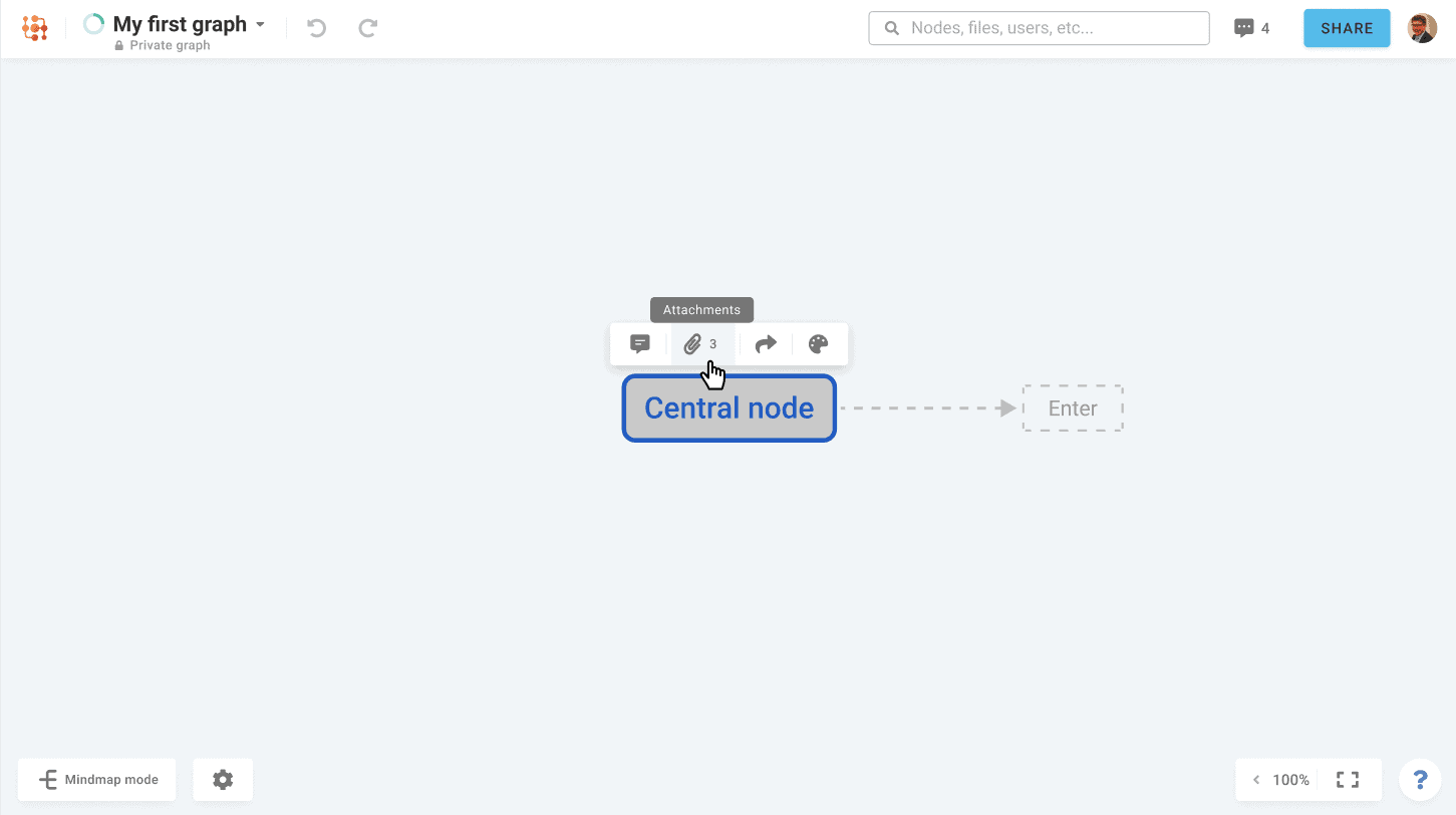 attach documents to node